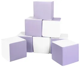 szesciany-zestaw-8-klockow-piankowych-kolor-bialy-liliowy-2-szt
