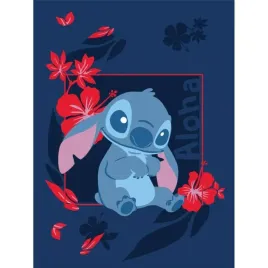 koc-flanelowy-lilo-and-stitch-stitch-aloha-110x150-cm