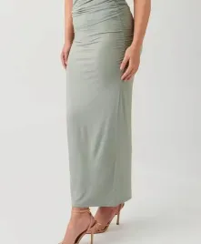 spodnica-gina-tricot-soft-touch-ruched-skirt-xl