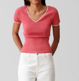 claudie-pierlot-bois-de-rose-dekoltem-w-serek-s