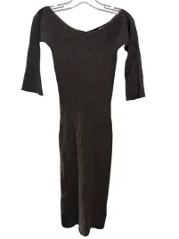 sukienka-dzianinowa-axel-arigato-brown-solar-rib-dress-m