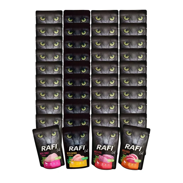 Dolina Noteci Rafi Mokra Karma Dla Kota Mix Smaków 40x100g