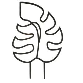 podpora-podporka-do-roslin-kwiatow-drabinka-lisc-monstera-czarna-28cm