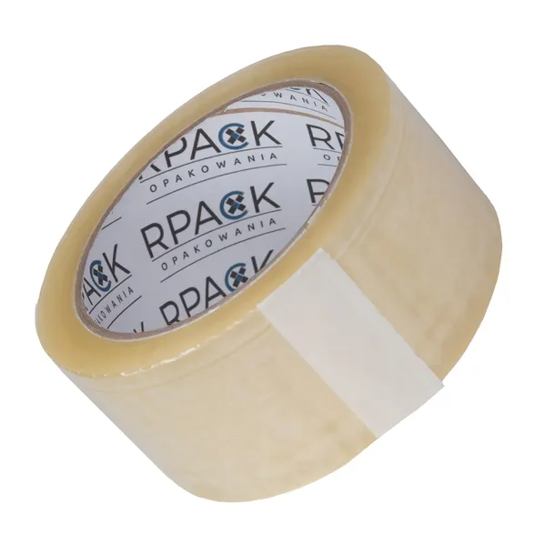 Taśma Pakowa Transparentna 48mm x 100y Mocna Klejąca Akrylowa RPACK 1 szt