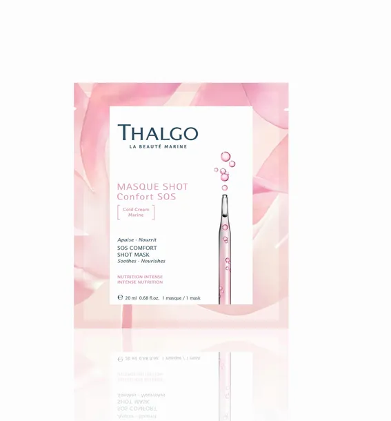 Thalgo SOS Comfort Shot Mask - maska łagodząco-odżywcza - 1szt