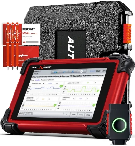 TESTER DIAGNOSTYCZNY AUTOXSCAN RS860 PRO POLSKI+GRATIS ZADYMIARKA SD900