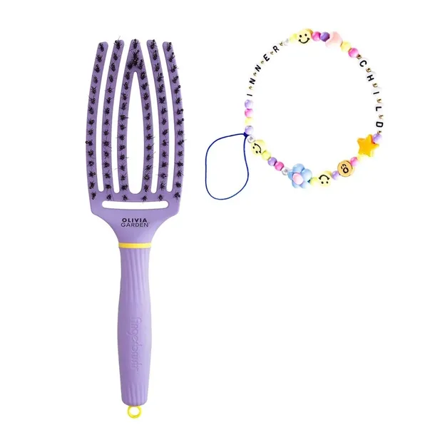 Olivia Garden Finger Brush Inner Child Snuggle Purple szczotka do włosów