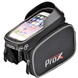prox-nevada-210-torba-na-rame-smartfon-1l-poliester-szara-wodoodporna