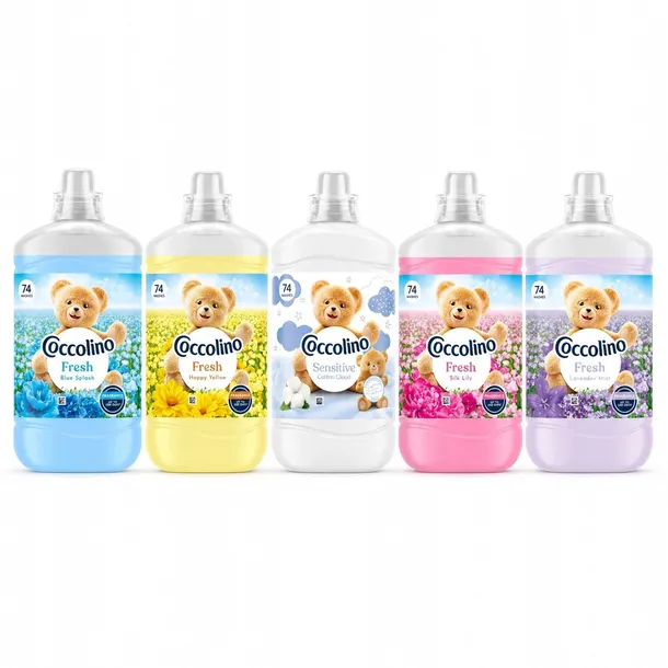 Płyn do płukania Coccolino Fresh&Soft Płyn do płukania MIX 5x1,702ml
