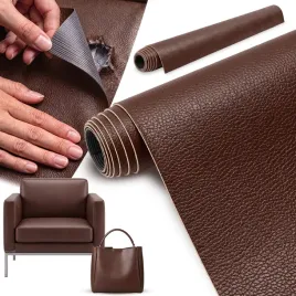 skora-samoprzylepna-eko-skora-skaj-brazowa-mocny-klej-560g-m2-50x137cm