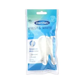 dentek-niciowykalaczki-freshandwhite-36sztuk