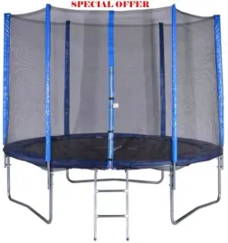 trampolina-ogrodowa-z-siatka-zabezpieczajaca-drabinka-spartan-sr-305