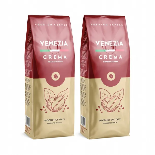 2x Kawa ziarnista VENEZIA Crema 1kg