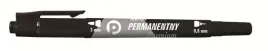marker-pisak-mazak-permanentny-dwustronny-tetis-premium-czarny