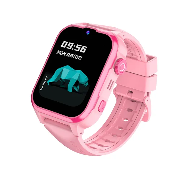 GARETT KIDS HERO 4G RÓŻOWY SMARTWATCH DLA DZIECKA GPS SOS WHATSAPP IP67