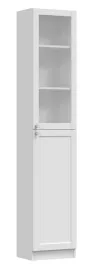 witryna-w40-2h-pafos-40cm-2-drzwi-1-szyba-szafka-regal-ksiazki-biala