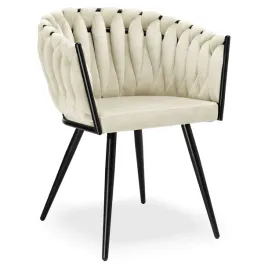 krzeslo-plecione-welurowe-warkocze-tapicerowane-loft-glamour-przeplatane