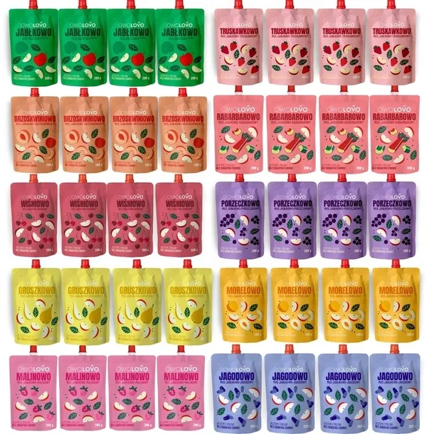 Mus Owowcowy Mix OWOLOVO 40szt