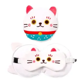 poduszka-podrozna-i-maska-na-oczy-pluszowa-maneki-neko