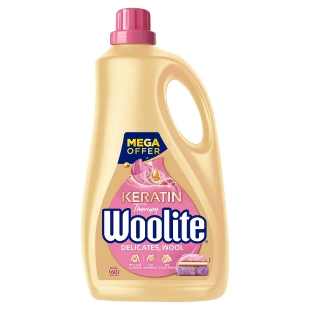 Płyn do prania WOOLITE Keratin Therapy Delikatne tkaniny i wełna 60 prań 3,