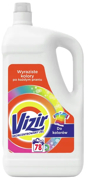 Płyn do prania kolorowych ubrań VIZIR 3,9l 78 prań