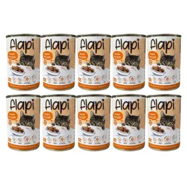 10x-flapi-mokra-karma-dla-kota-kawalki-z-kurczakiem-w-sosie-415g