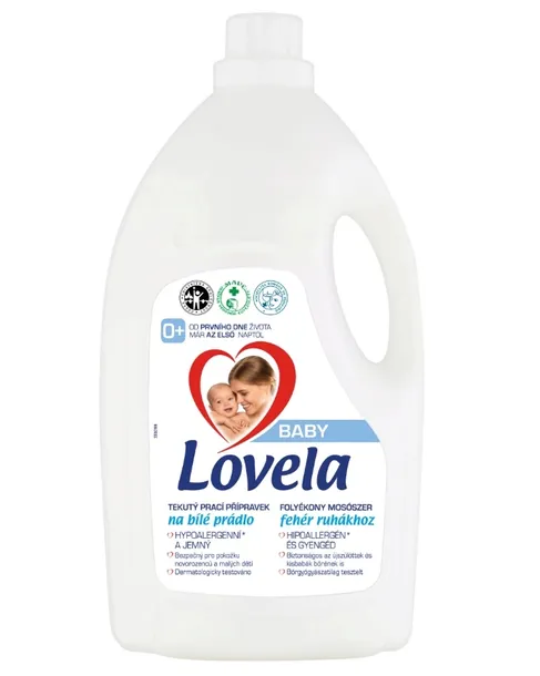 Płyn do prania białego LOVELA Baby Mleczko dla dzieci 50 prań 4,5L