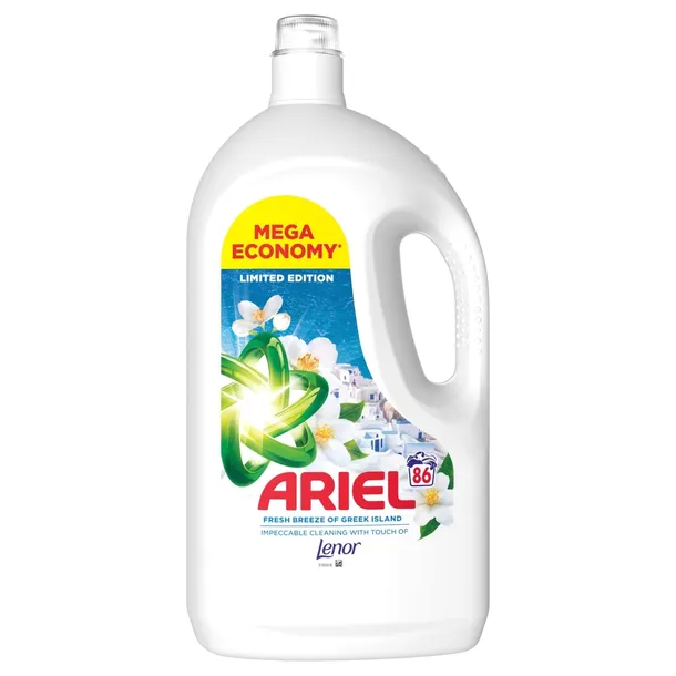 Płyn do prania ARIEL Fresh Breeze of Greek Island 86 Prań 3,87l