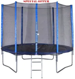 trampolina-ogrodowa-z-siatka-zabezpieczajaca-drabinka-spartan-sr-305