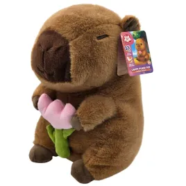 elefun-kapibara-z-kwiatkiem-tulipanem-zabawny-pluszak-maskotka-35cm
