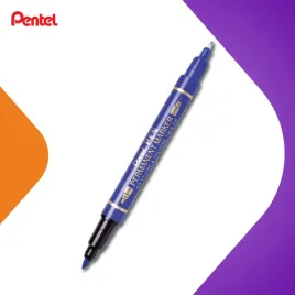 marker-pentel-n75w-dwustronny-niebieski