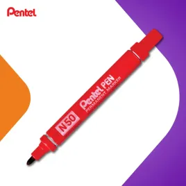 marker-pentel-n50-czerwony-43-mm-gruby-trwaly-marker-permanentny
