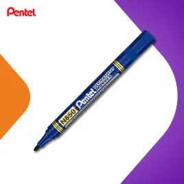marker-permanentny-pentel-n850-okragly-niebieski