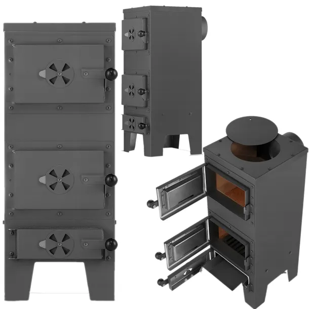 kominek żeliwny PIEC koza PIECYK szamotowy polski 7,1kW SOLIDNY 30KG