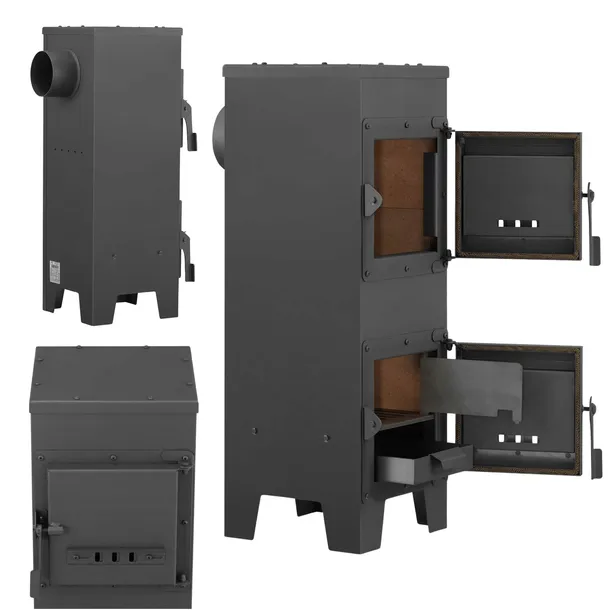 PIEC KOZA EKON 6KW/8KW SZAMOT KOMPAKT 27CM EKOPROJEKT WĘGIEL
