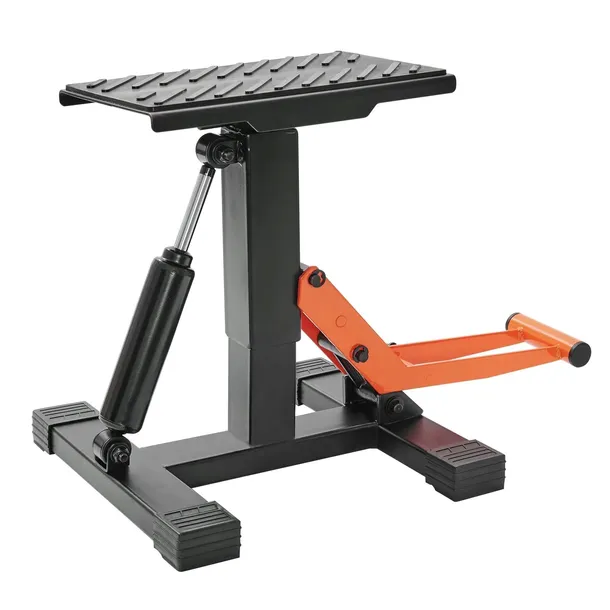 Podnośnik motocyklowy 200 kg mocny czarny hydrauliczny 255-460 mm naprawczy