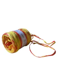 rafia-syntetyczna-dekoracyjna-wstazka-200-m-x-1-cm-zolta-rozne-odcienie