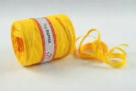 rafia-syntetyczna-dekoracyjna-wstazka-200-m-x-1-cm-zolta