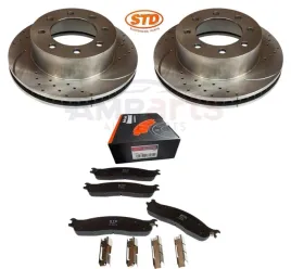 dodge-ram-3500-pickup-2003-2008-2x-tarcze-klocki-hamulcowe-przod-blaszki