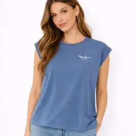 t-shirt-damski-pepe-jeans-pl506030-niebieski