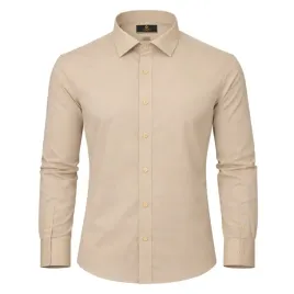 koszula-meska-bezowa-slim-fit-j380
