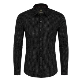 koszula-meska-czarna-w-kolka-slim-fit