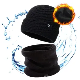 czapka-beanie-czarna-wodoodporna-ciepla-xxl-wiatroszczelna-welna-merynosow