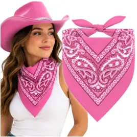 bandana-kowbojska-bandanka-bandama-chusta-haloween-przebranie-stroj-rozowa