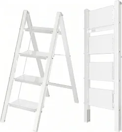 drabina-aluminiowa-skladana-4-stopnie-domowa-stolek-biala-250kg-5cm