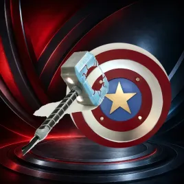 zestaw-avengers-mlot-thora-z-dzwiekiem-tarcza-kapitana-45-cm