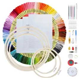 duzy-zestaw-do-haftowania-wyszywania-diy-tamborki-igly-mulina-100-szt-etui