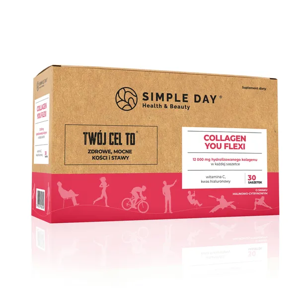 KOLAGEN COLLAGEN FLEXI 12000mg DO PICIA Na STAWY + Witamina C 30 saszetek