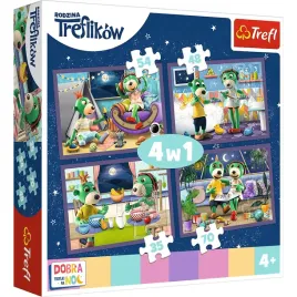 puzzle-4-w-1-rodzina-treflikow-przed-snem-4-ukladanki-dla-dzieci-3-lata