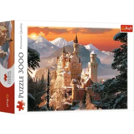 puzzle-trefl-zimowy-zamek-neuschwanstein-niemcy-3000-elementow